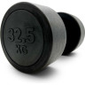 Гантель UNIX FIT PRO круглая обрезиненная 32,5 кг DBRND32_5PBK